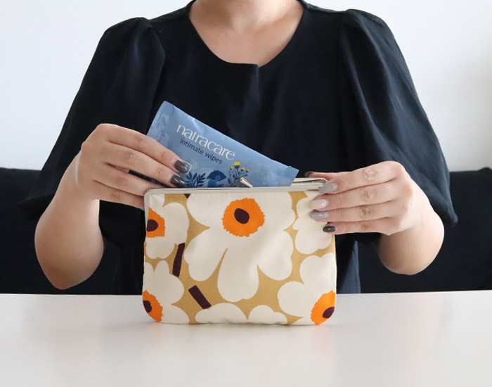marimekko（マリメッコ） ポーチ がま口 横長大 Mini Unikko ミニ