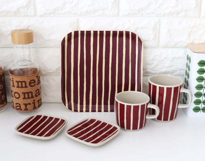 marimekko（マリメッコ） お盆 Piccolo ピッコロ トレイ 20×20cm