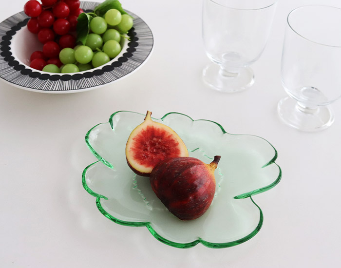 marimekko（マリメッコ） プレート 皿 Unikko shape ウニッコ ガラス
