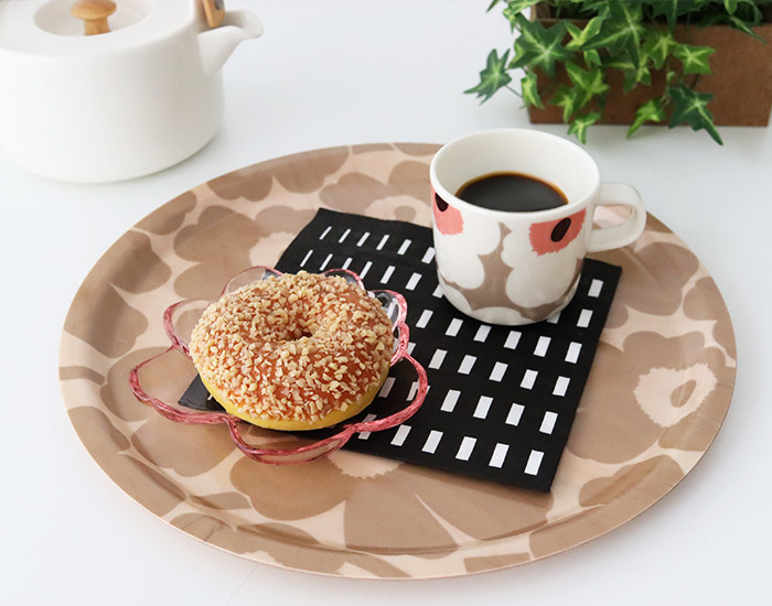 marimekko（マリメッコ） プレート 皿 Unikko shape ウニッコ ガラス