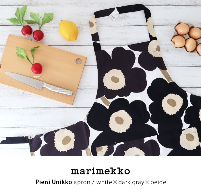 marimekko（マリメッコ） エプロン Pieni Unikko ピエニ ウニッコ 大人