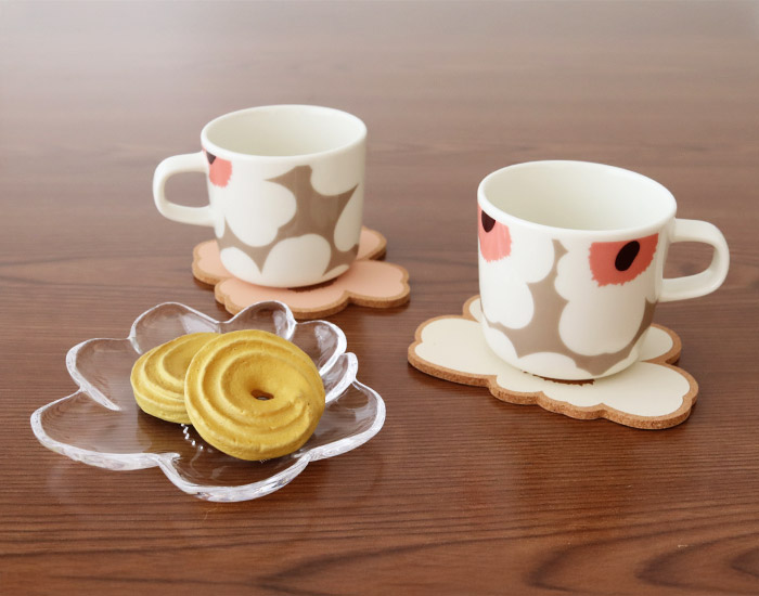 marimekko（マリメッコ） プレート 皿 Unikko shape ウニッコ ガラス