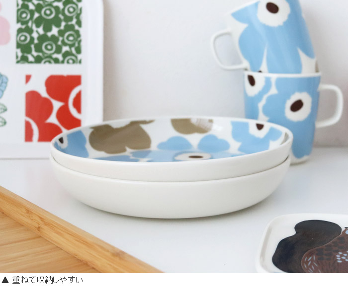 marimekko（マリメッコ） プレート 皿 Unikko ウニッコ ディープ