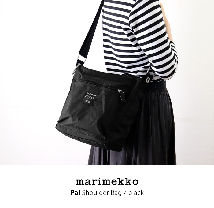 marimekko（マリメッコ） ショルダーバッグ パル Pal ブラック Roadie