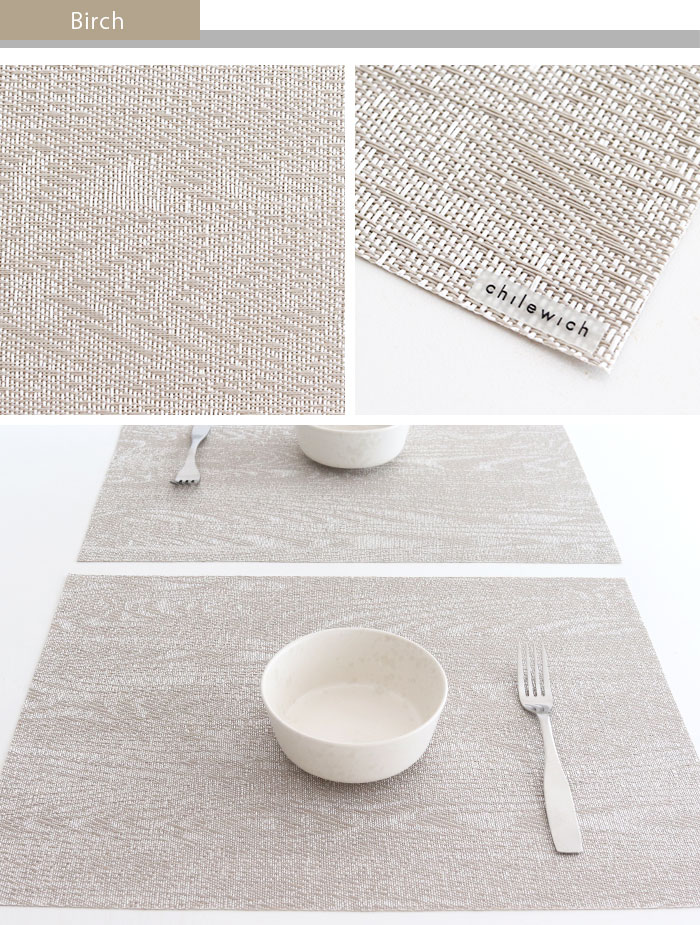 chilewich（チルウィッチ） ランチョンマット ウッドグレイン