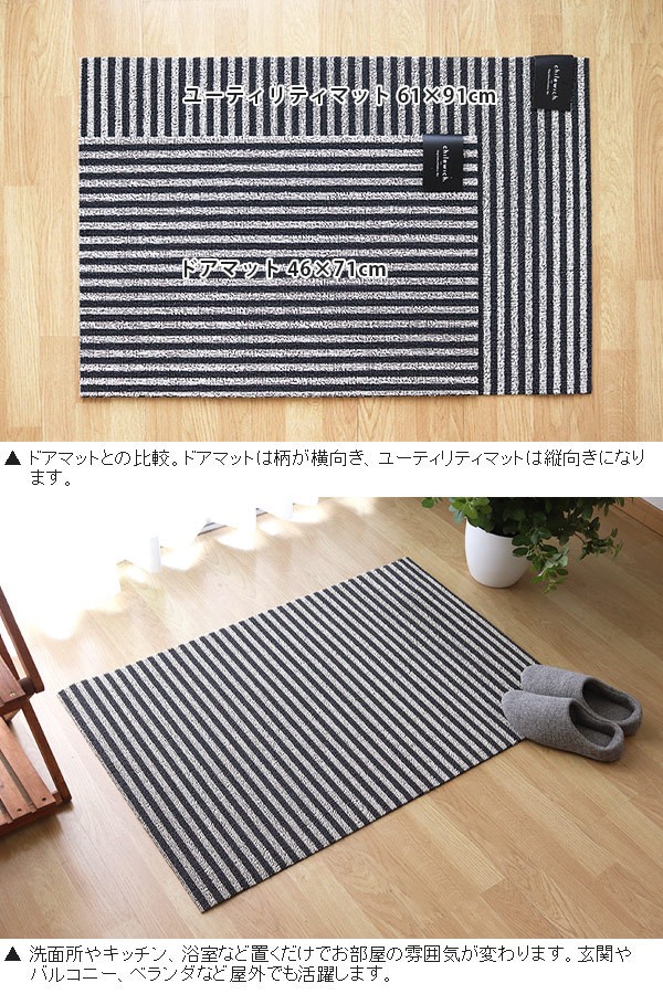 marimekko 玄関マット チルウィッチ ユーティリティマット 61