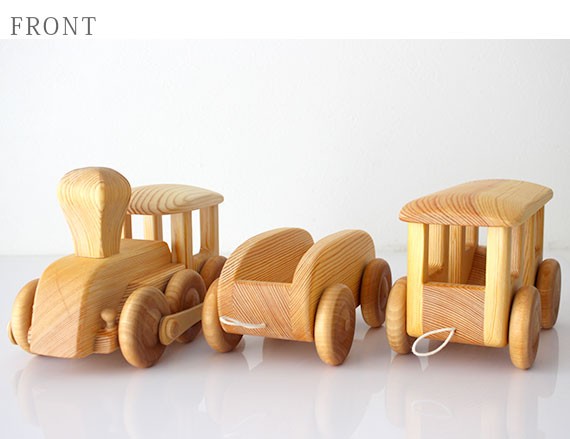 DEBRESK（デブレスカ） おもちゃ 木製 乗り物 ミニカー 北欧の汽車