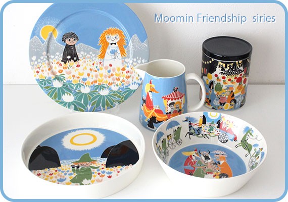 ARABIA - ご予約品 ARABIA ムーミン FRIENDSHIP プレート ARABIA アラビア ムーミン サービングプレート 30cm フレンド