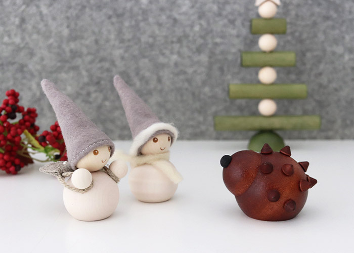 フィンランド　アーリッカ　アアリッカ　クリスマスベル marimekko クリスマス 置物 アーリッカ aarikka はりねずみ