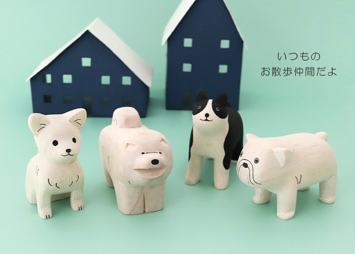 T-Lab. ポレポレ　木製動物置物 10体セット 動物たちがお家の中をあたたかくしてくれる♪【T-lab ポレポレ干支