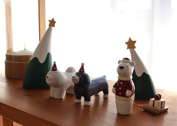 T-LABO polepole ぽれぽれ クリスマスコレクション 動物サンタシリーズ
