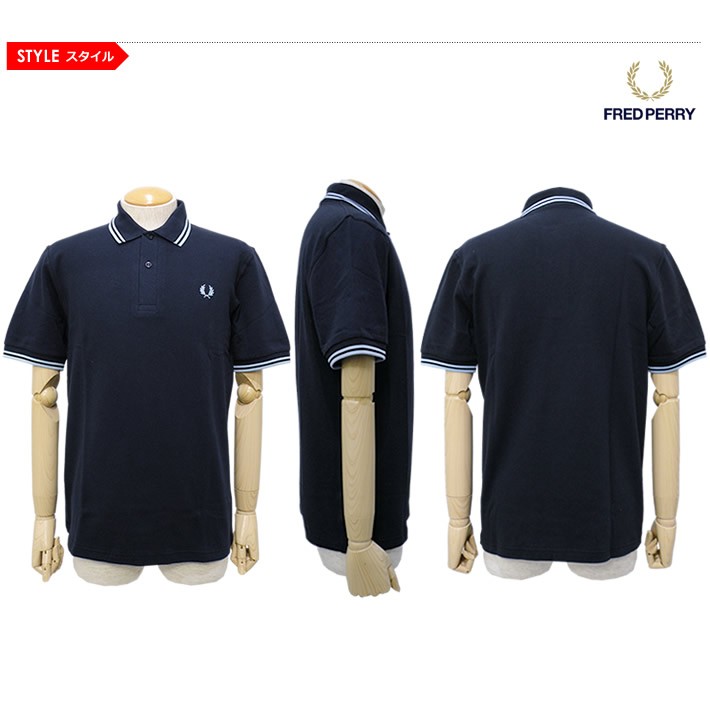 FRED PERRY（フレッドペリー） ポロシャツ メンズ 半袖 ゴルフ 鹿の子