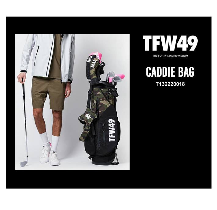 追加】TFW49 ゴルフ キャディバッグ スタンド式 9.5型 メンズ ナイロン