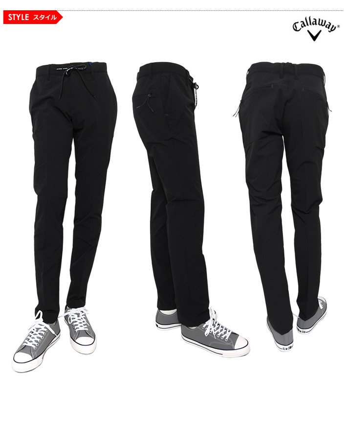 キャロウェイ　メンズL パンツ 新品/Lサイズ】キャロウェイ 冷感 パンツ ロングパンツ スリム