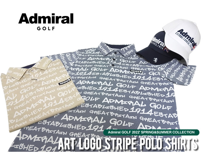 Admiral Golf（アドミラルゴルフ） メンズ ポロシャツ 半袖 吸水速乾