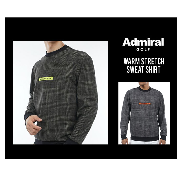 Admiral Golf（アドミラルゴルフ） メンズ スウェット モックネック 裏