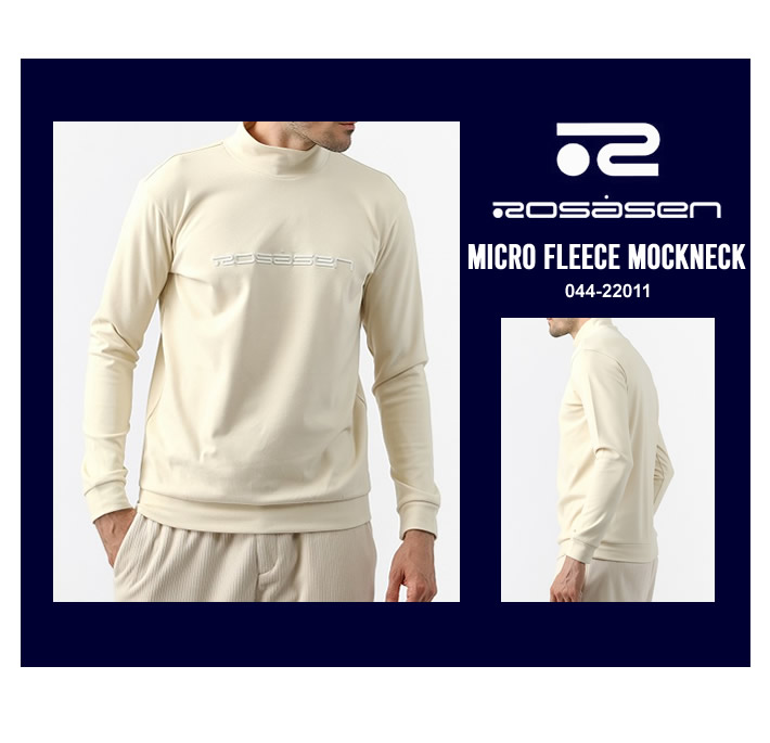 Rosasen ロサーセン ゴルフウェア カットソー メンズ モックネック