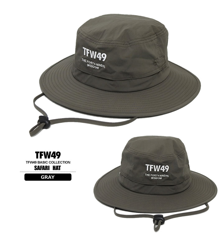 新品・未使用 TFW49 グレー バケットハット TFW49 ハット帽子 バケットハット メンズ junhashimoto ジュン