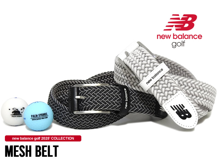 New Balance Golf ニューバランスゴルフ メンズ ベルト メッシュ