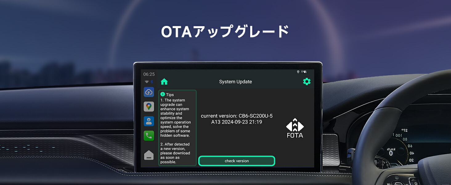 CB6 AI Box CarPlay 2025年のアップグレード版 ワイヤレス Android13