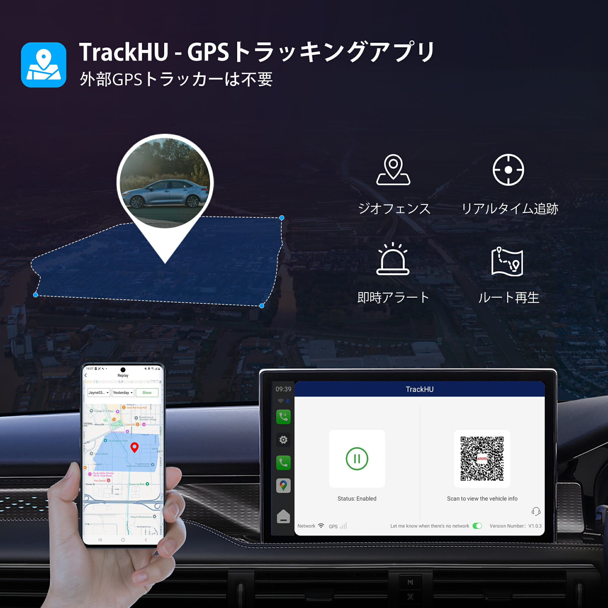 カーナビ ATOTO CB6 AI Box CarPlay Andr ATOTO CB6A-J-BK ワイヤレス carplay AI Box】atoto ワイヤレス接続