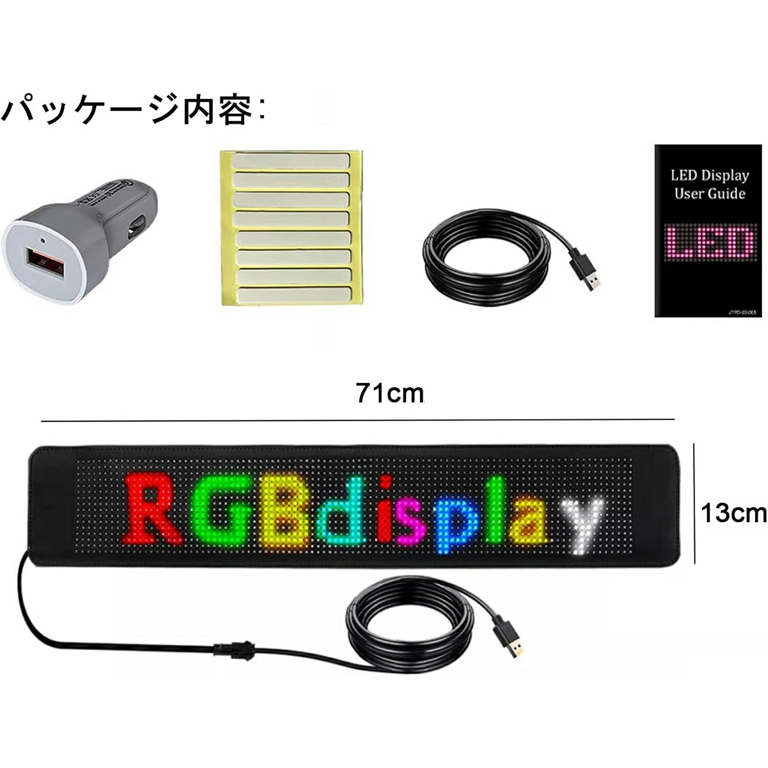JCSRYD LED電光掲示板 落書き可能 200文字入力可能 柔軟 折りたたみ式
