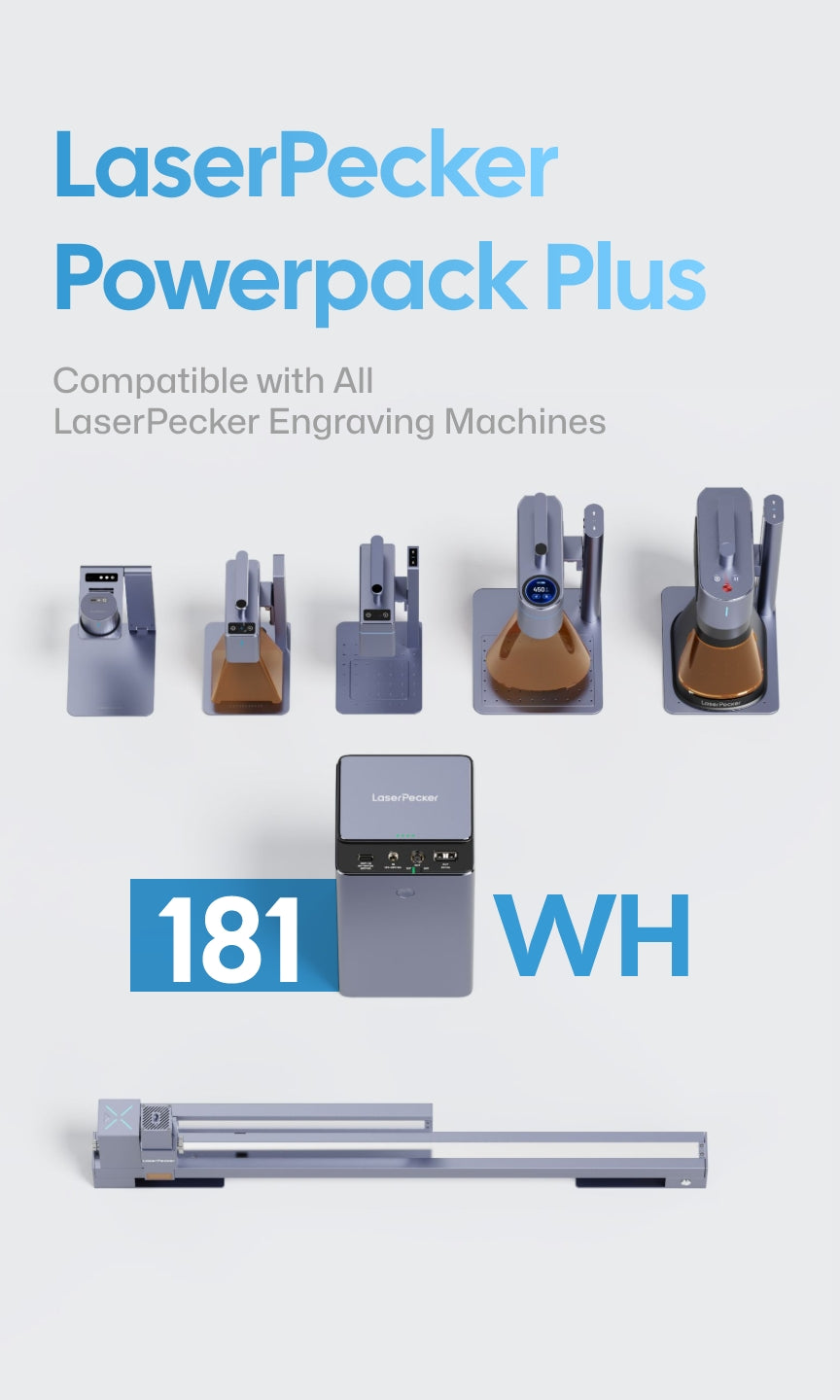 LaserPeckerパワーパックプラス モバイルバッテリー 23550mAh/181Wh 大