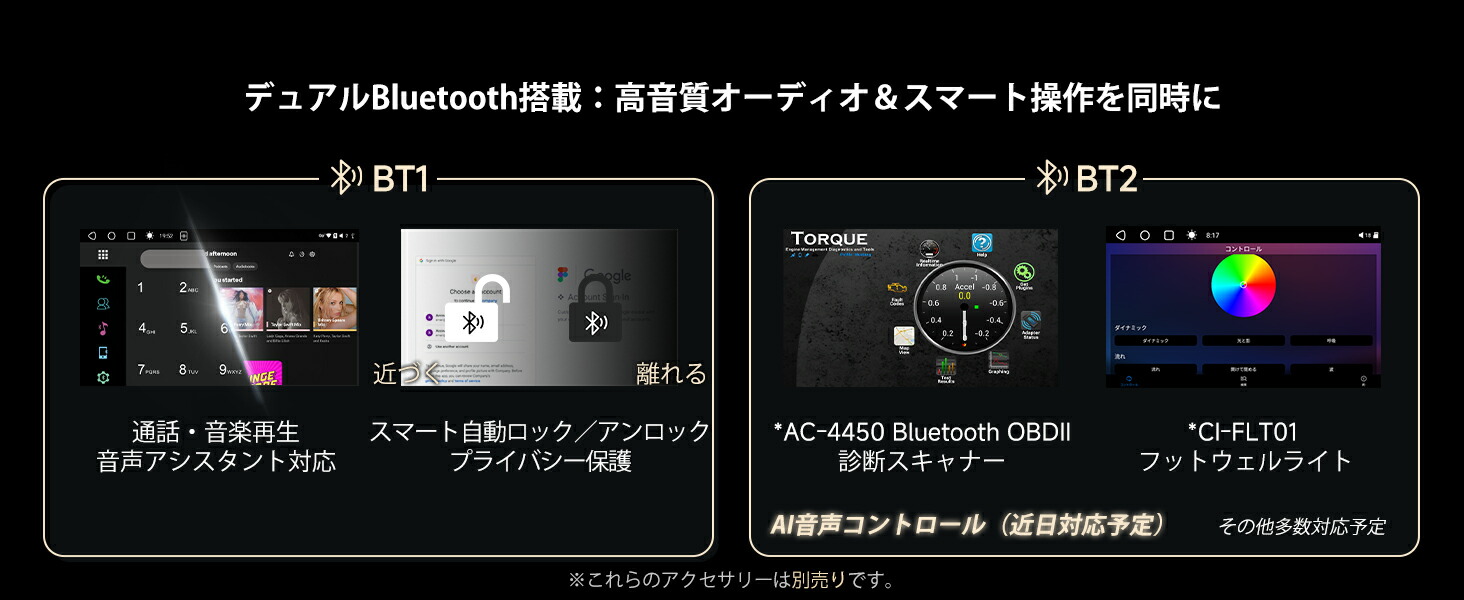10インチ] ATOTO S8 最新 2DIN & 1 DIN対応 Androidフローティングナビ