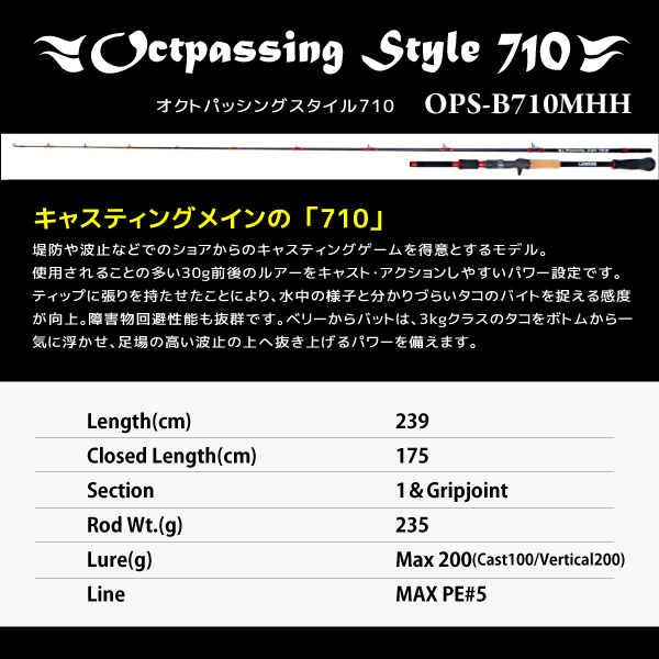 ゴーティー Goatee オクトパッシングスタイル 710 パゴスオリジナル