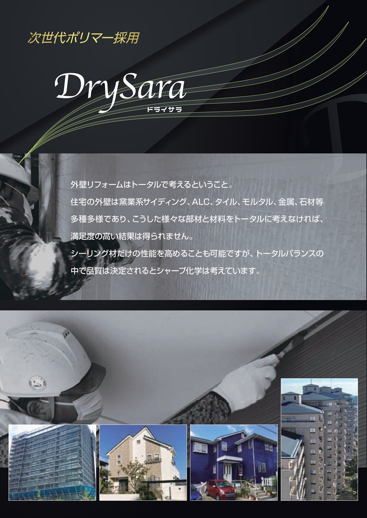 シャーピー ドライサラ 高耐候 DrySara 10本 シーリング材 建築 変成 