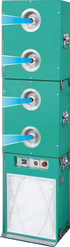 重松製作所 Sy185V3-H 面体+防じんフィルタV3付 全面型電動ファン付き