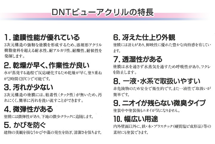 DNTビューアクリル の特長