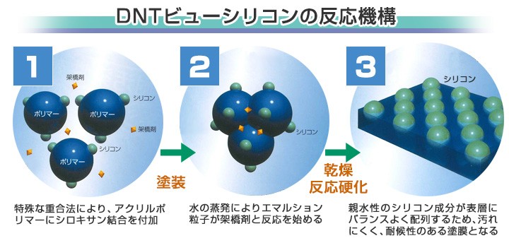 DNTビューシリコン 艶有 淡彩色 4kg（一液水性アクリルシリコン塗料/大