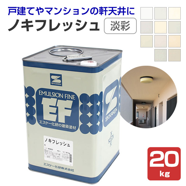 ノキフレッシュ 淡彩 20kg （エスケー化研） : ex-431 : ペイントジョイYahoo!店 - 通販 - Yahoo!ショッピング