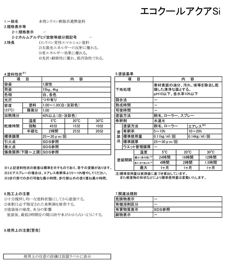 エコクールアクアSiとは