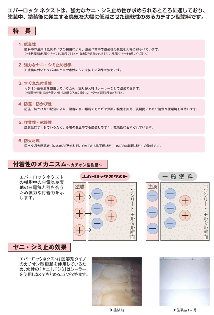 エバーロック ネクスト ホワイト 16kg （ロックペイント/油性/つや消し