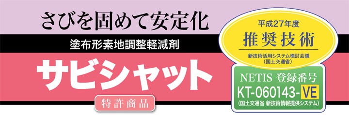 サビシャット 2.4kgセット（塗布形素地調整軽減剤/大日本塗料） : sa