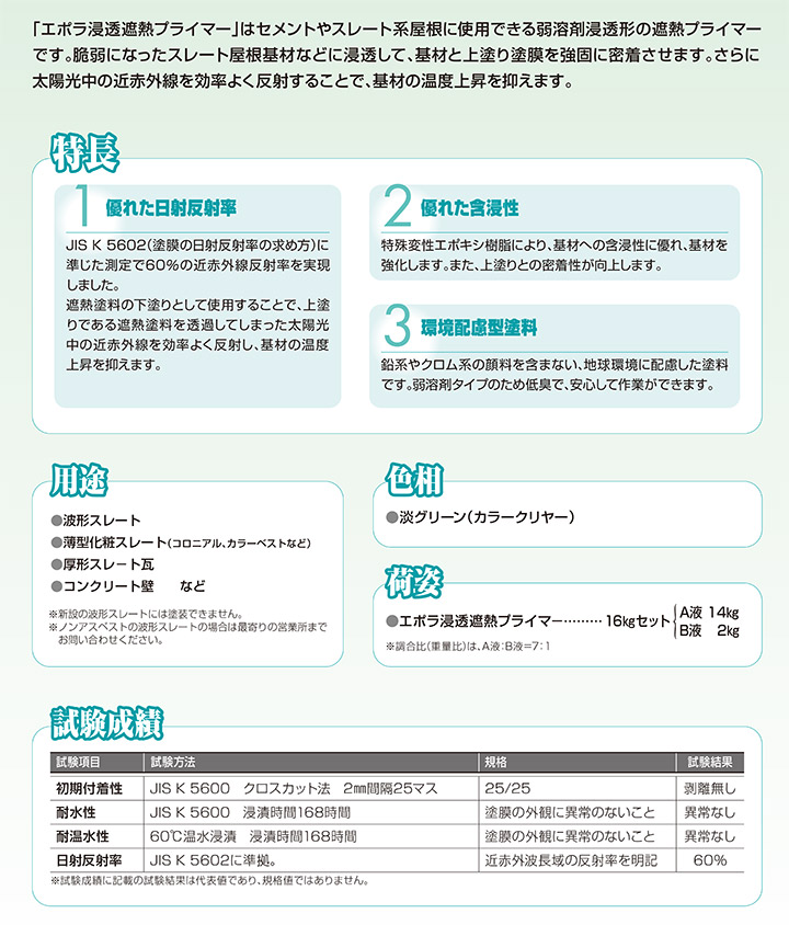 エポラ浸透遮熱プライマーとは