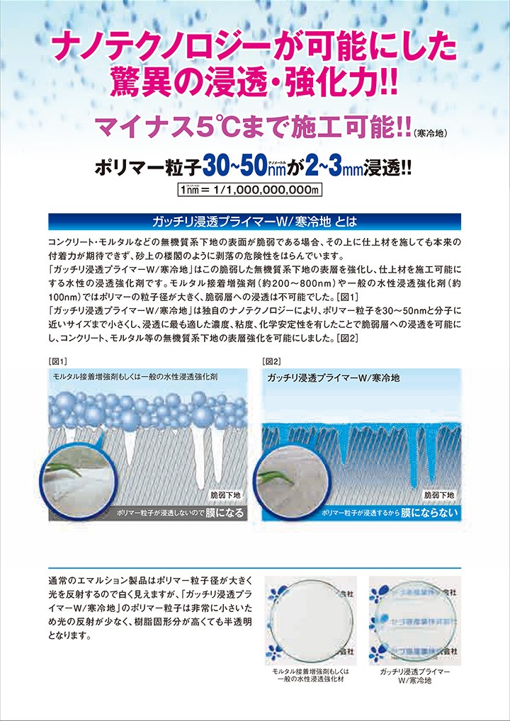 【BONUS+5％】 ガッチリ浸透プライマーW  14kg （ヤブ原産業/下塗り/水性/浸透強化剤） |  | 02
