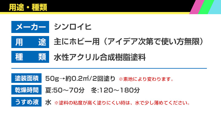 マジックルミノペイント 50g×3色セット+ブラックライト (シンロイヒ) 関連画像3