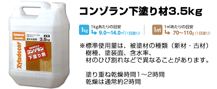 キシラデコール コンゾラン 14kg 水性・造膜タイプ・高耐久木材保護