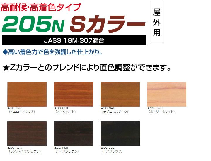 ノンロット205N Sカラー 3.5L 三井化学産資 油性 濃彩色 木材保護塗料