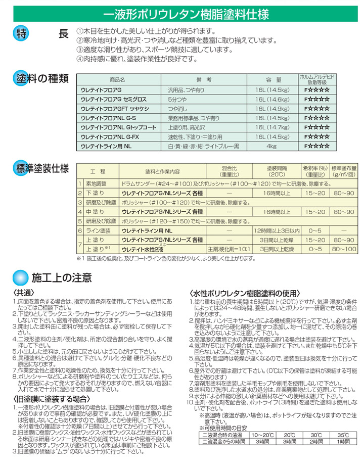 ウレテイトフロアについて
