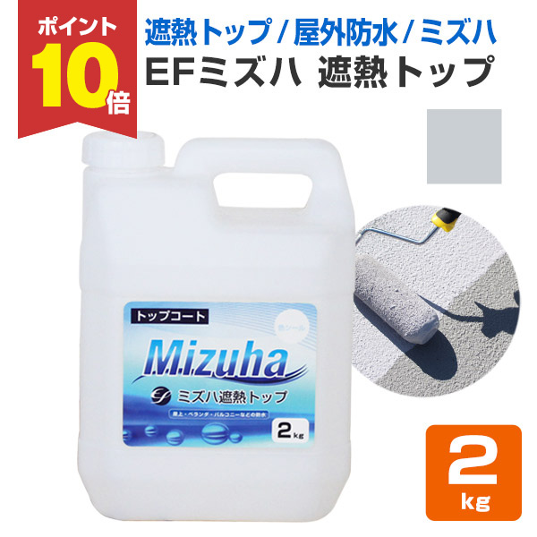 期間限定P10倍】 EFミズハ 遮熱トップ シルバーグレー 2kg