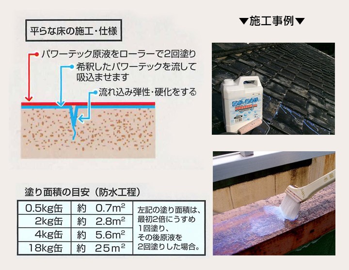 P5倍！】 パワーテック・プロ 18kg （丸長商事/防水＆防さび/トタン 