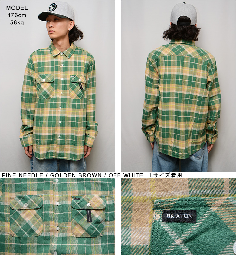 ブリクストン ネルシャツ BRIXTON BOWERY L/S FLANNEL SHIRT シャツ チェックシャツ : brixton-01000 :  PAJABOO - 通販 - Yahoo!ショッピング