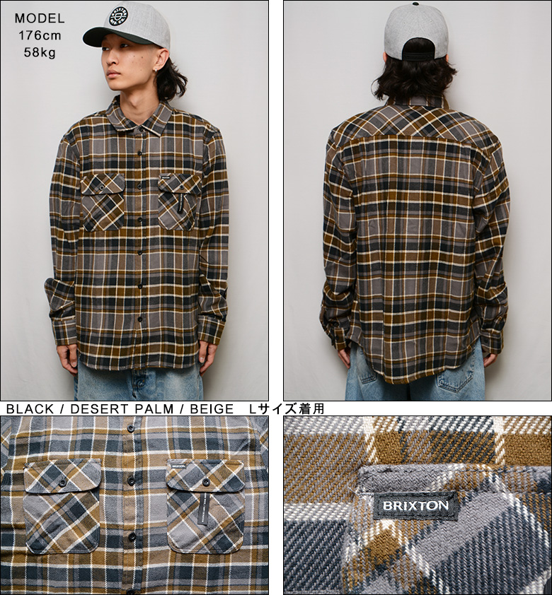 ブリクストン ネルシャツ BRIXTON BOWERY L/S FLANNEL SHIRT シャツ チェックシャツ : brixton-01000 :  PAJABOO - 通販 - Yahoo!ショッピング