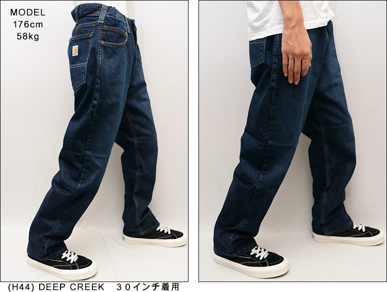 カーハート パンツ CARHARTT RELAXED-FIT TAPERED JEAN デニムパンツ 