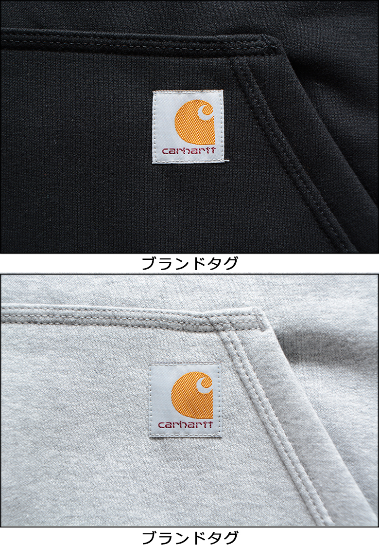 ラッセルノ　ハーフジップモックネック　サイズ5 グレー Carhartt（カーハート） ハーフジップ CARHARTT LOOSE FIT MID WEIGHT