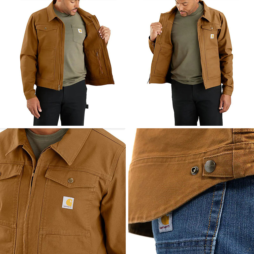 Carhartt ワークジャケット ダックジャケット Amazon | [カーハート] RELAXED FIT DUCK JACKET [S] BROWN ダック